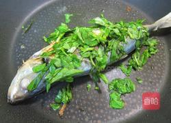 塔香干煎鱼的做法图解3