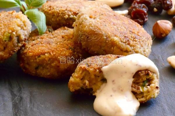 坚果栉瓜肉煎饼