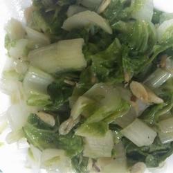炒黑叶白菜的做法[图]