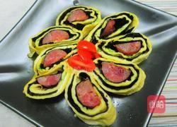 香肠海苔蛋卷的做法图解7