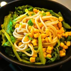 麻酱莴苣蔬菜面的做法[图]