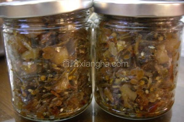 樱虾小鱼干贝酱