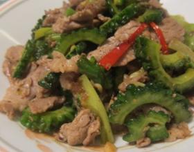 苦瓜炒肉片[图]