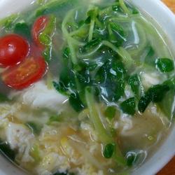 活力豆苗蛋花汤的做法[图]