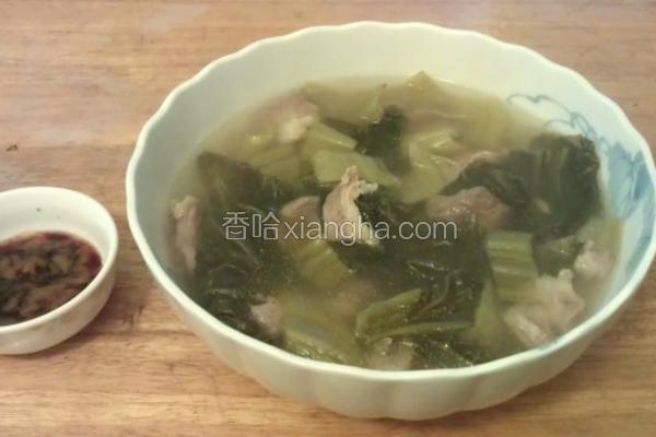 酸菜肉丝汤