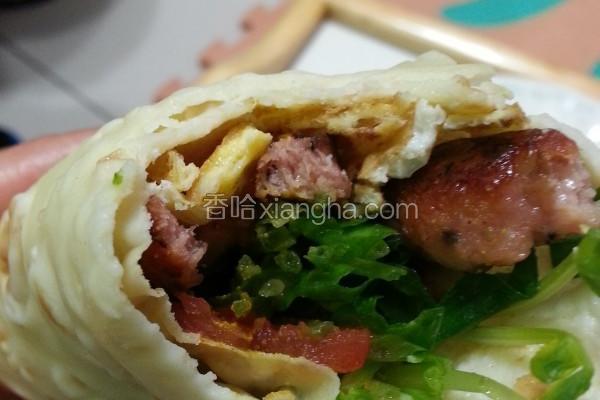 豌豆苗卷饼
