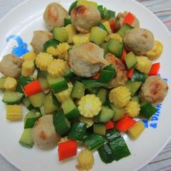 小丸子蔬菜丁的做法[图]