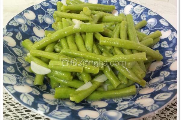 蒜炒四季豆