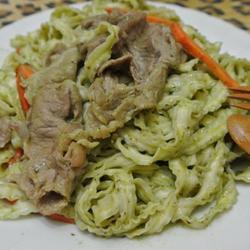 青酱牛肉拌炒面的做法[图]