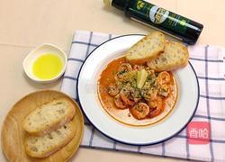 橄榄油蒜虾仁的做法图解12