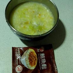 鱼松蔬菜粥的做法[图]