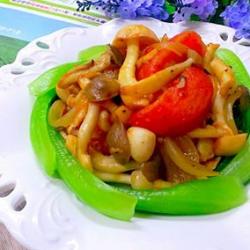 菜篮食材菇菇番茄的做法[图]