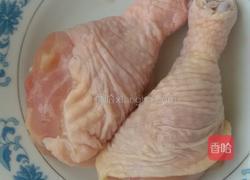 洋葱烧鸡腿。的做法图解3