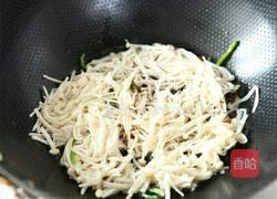 金针炒肥牛的做法图解5