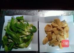 烧扎饼青菜的做法图解1