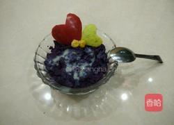 奶香水果紫薯甜品的做法图解6