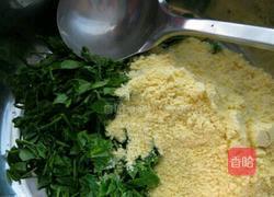 花椒芽玉米饼的做法图解2