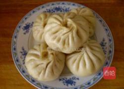 煮肉莲花包子的做法图解6