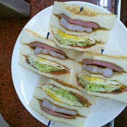 公司三文治的做法[图]