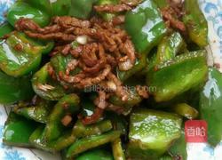 肉丝尖椒块的做法图解5