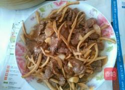  茶树菇牛柳的做法图解4