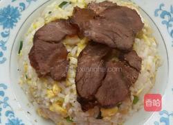 香葱炒饭。的做法图解4