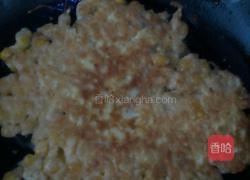 玉米粒鸡蛋饼的做法图解4