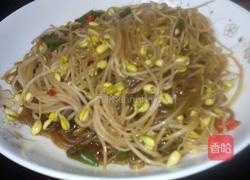 豆芽炒锦粉的做法图解4