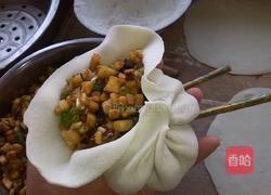 青椒茄子腊肠饼的做法图解7