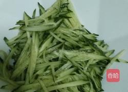 香葱鸡蛋煎饼卷凉拌菜的做法图解2