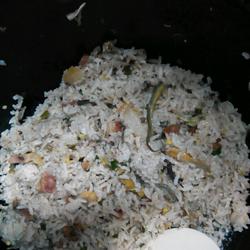焗黄鳝腊肠饭的做法[图]