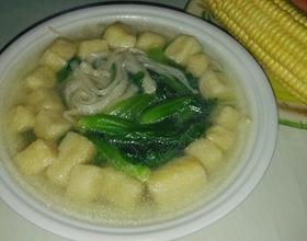 油豆腐青菜汤[图]