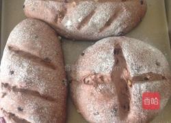 全麦核桃巧克力软欧的做法图解4