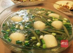 爆汁鱼丸莼菜汤的做法图解5
