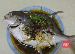 蒸黄鲳鱼的做法图解7