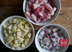 五花肉焖|米饭的做法图解1