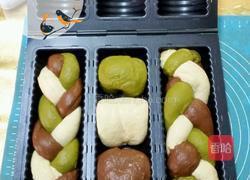 三色車輪麵包的做法图解7