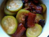 瓠子烧腊肉