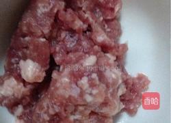 青菜肉末炒年糕的做法图解3