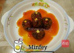 红萝卜木耳酸甜猪肉丸子的做法图解12
