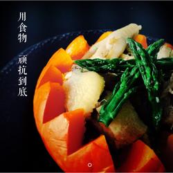 南瓜蒸鸡的做法[图]