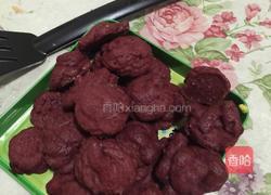 红曲米曲奇饼干的做法图解6