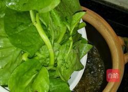 落葵咸蛋汤的做法图解3