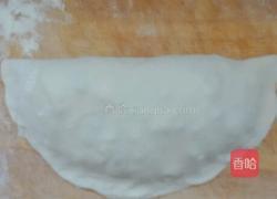 香菇，韭菜烙荷叶饼。的做法图解8