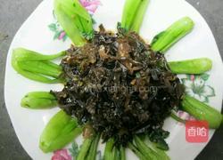小青菜炒木耳丝（原创）的做法图解4