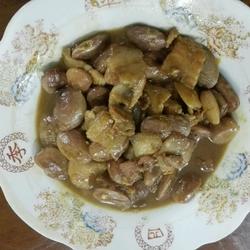 五花肉焖花豆的做法[图]