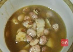 五花肉焖花豆的做法图解7