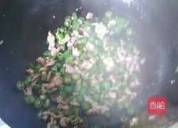 空心菜梗炒辣椒肉末的做法图解6
