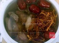 虫草花当归炖水鸭的做法图解3