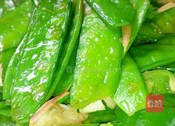 清炒荷兰豆的做法图解4